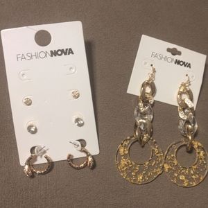 Fashion Nova earrings